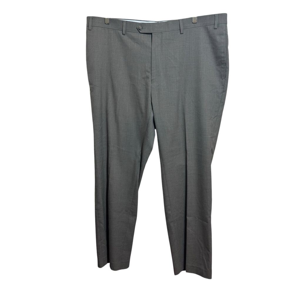 RALPH Ralph Lauren Mens Dress Pants 38x30 Brown Flat Front No Cuffs Business